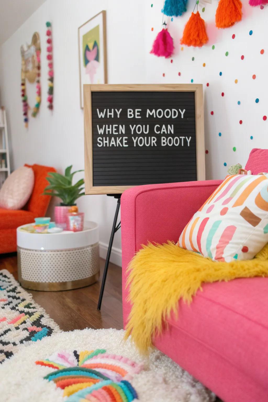 A fun reminder to add joy to your day.