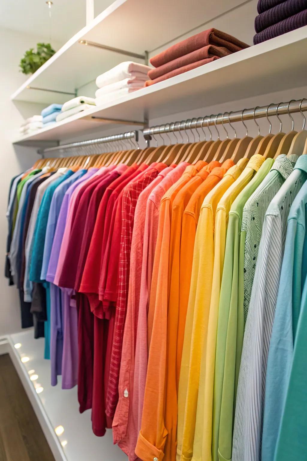 Make choices simpler using color-based organization.