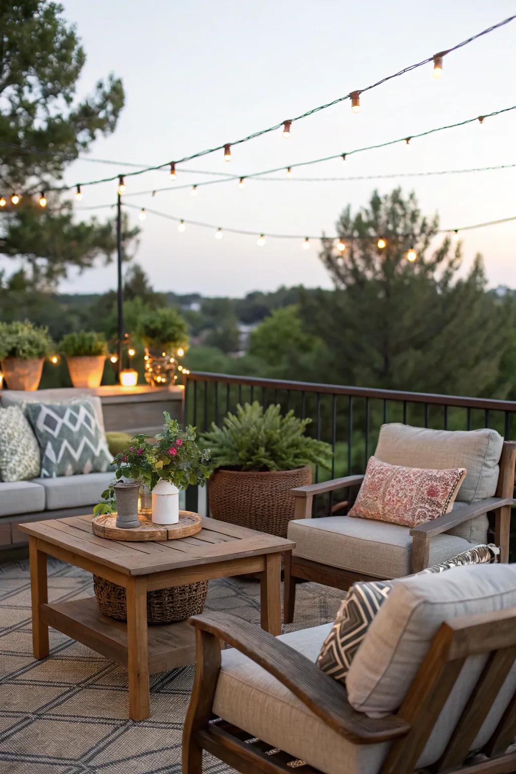 An inviting outdoor area perfect for relaxation and fun.