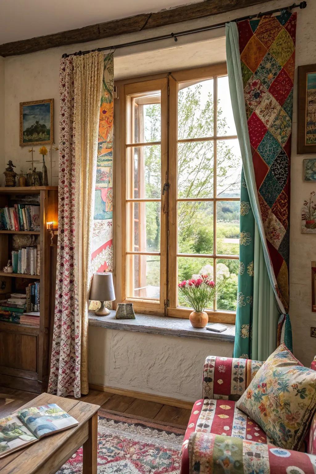 Reclaimed goods provide creative insulating solutions.