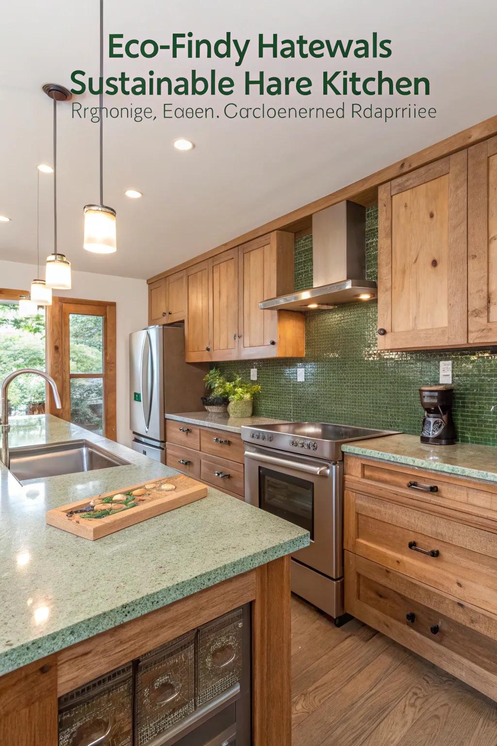Green fittings that offer style with a sustainable touch.