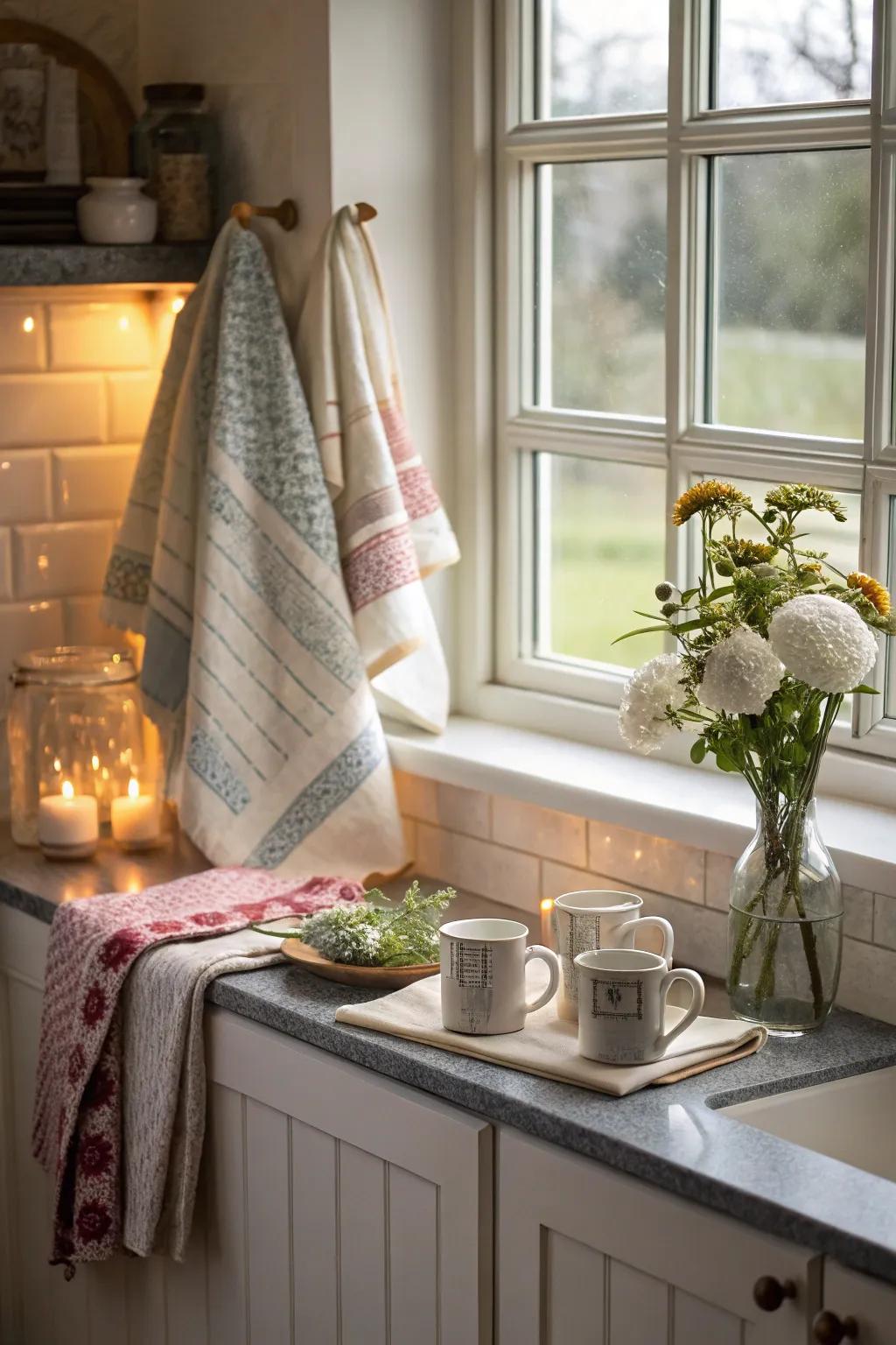 Textiles contribute a tender and comfortable touch to your decor.