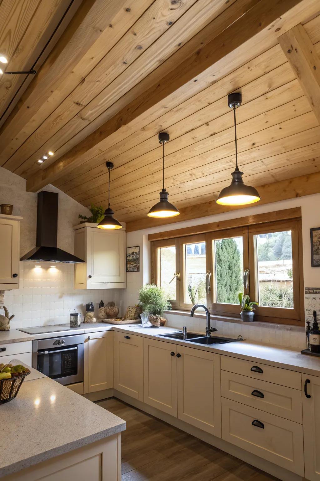 Integrated lighting offers seamless illumination.
