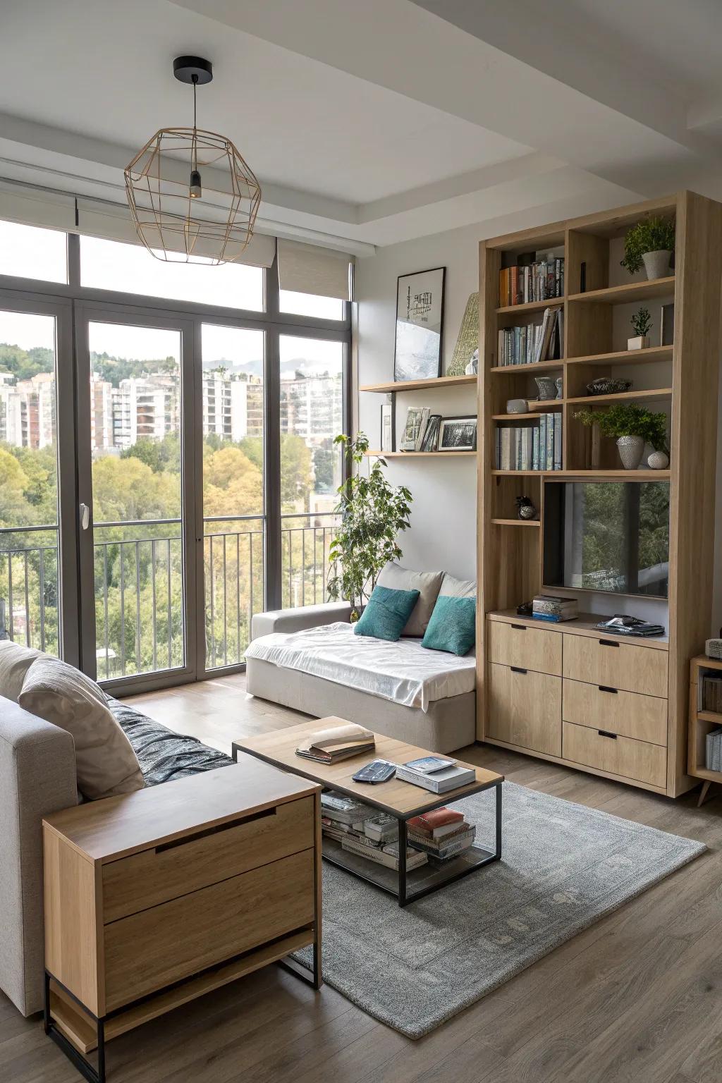 A multi-use space adapts to needs.