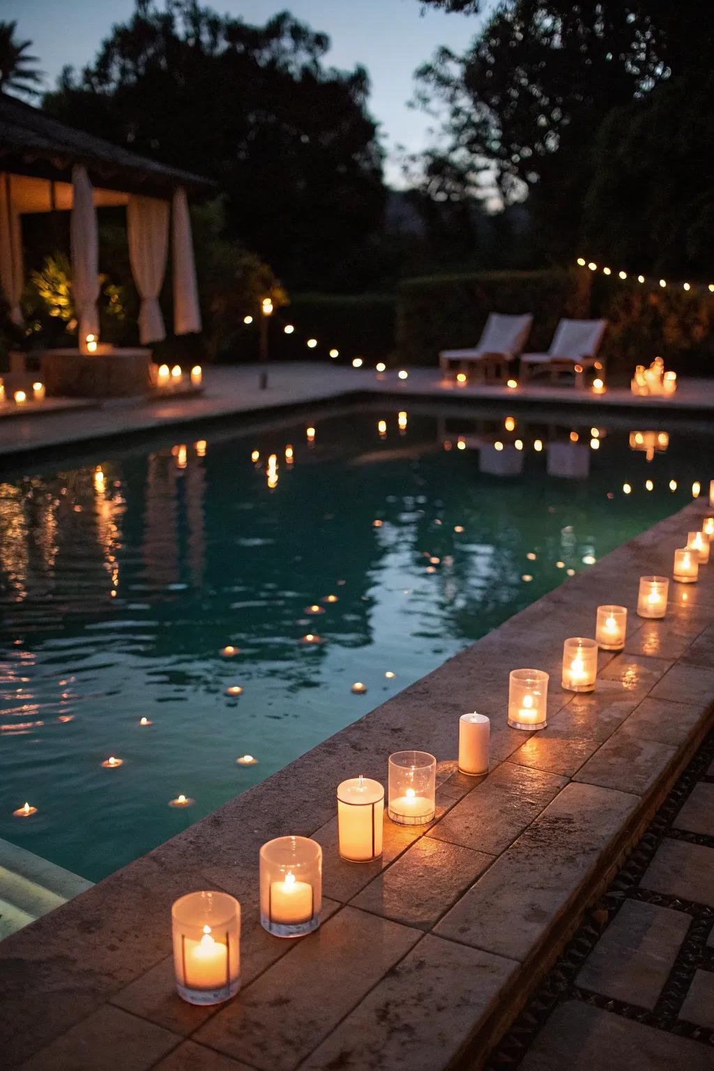 Soaring candles incorporate a magical and romantic touch to any evening.