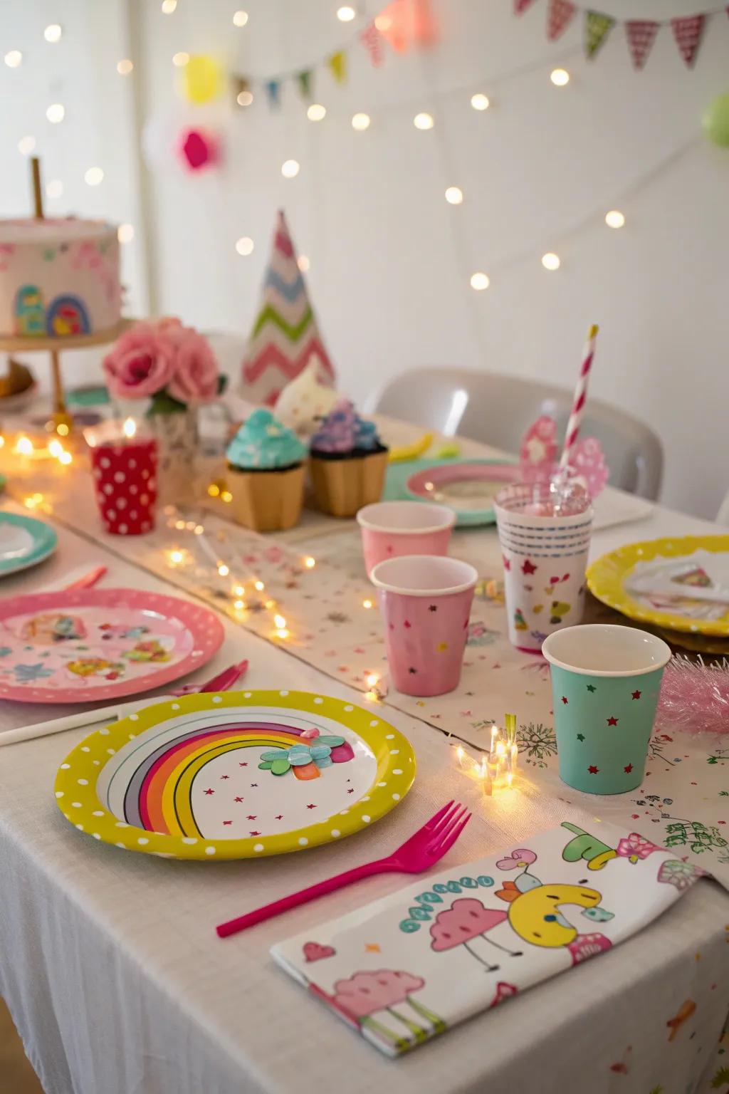 Whimsical elements bringing a playful twist to the table