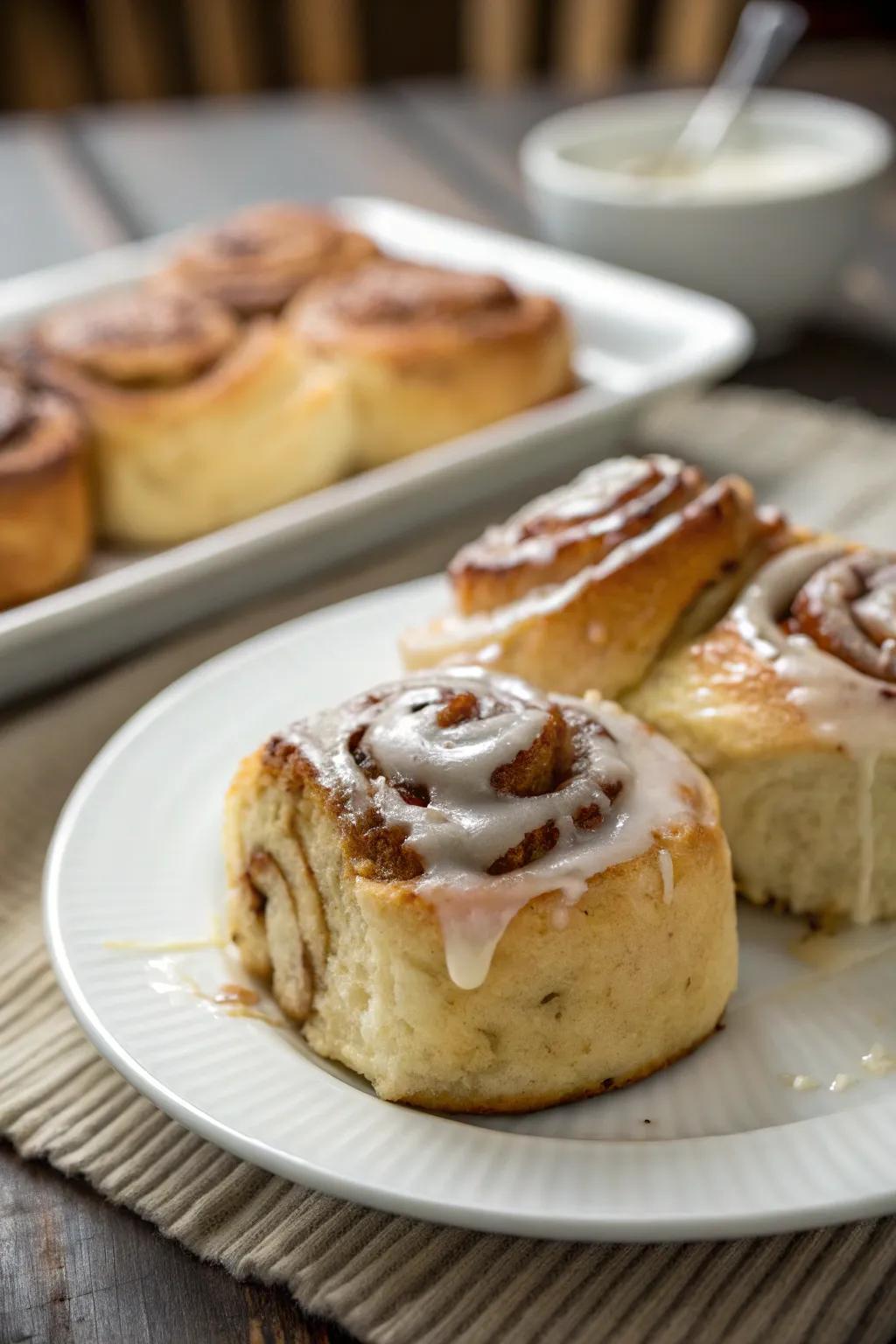 Comforting sugar coils bring a comforting aroma to your breakfast.