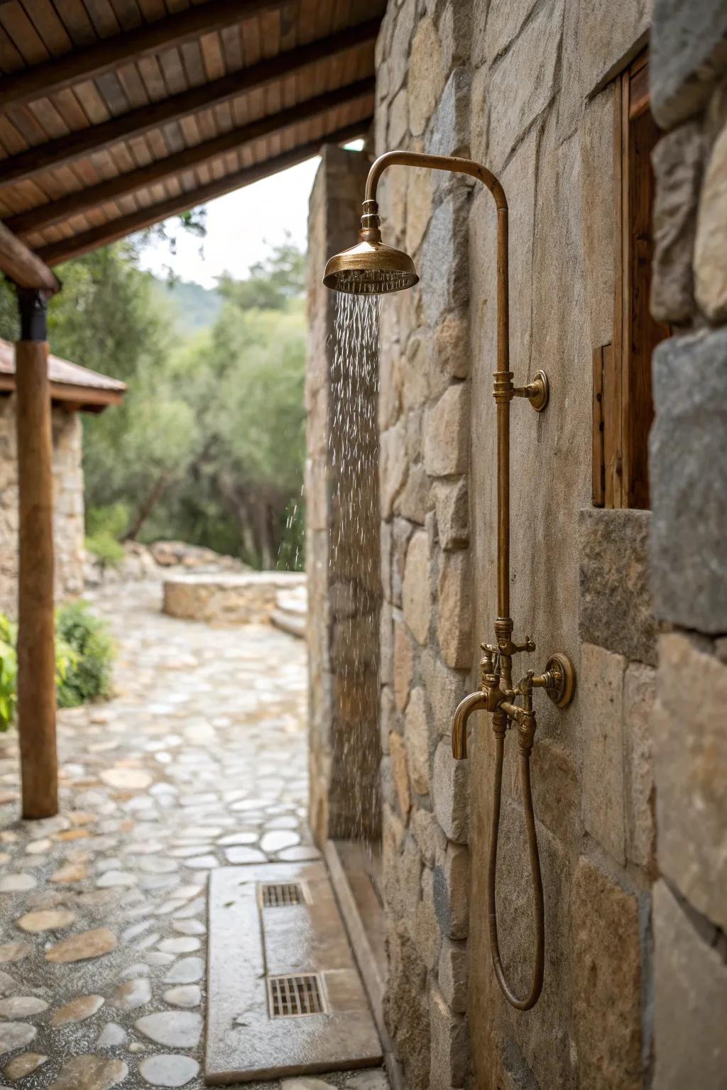 Antique brass introduces a dash of ageless refinement.