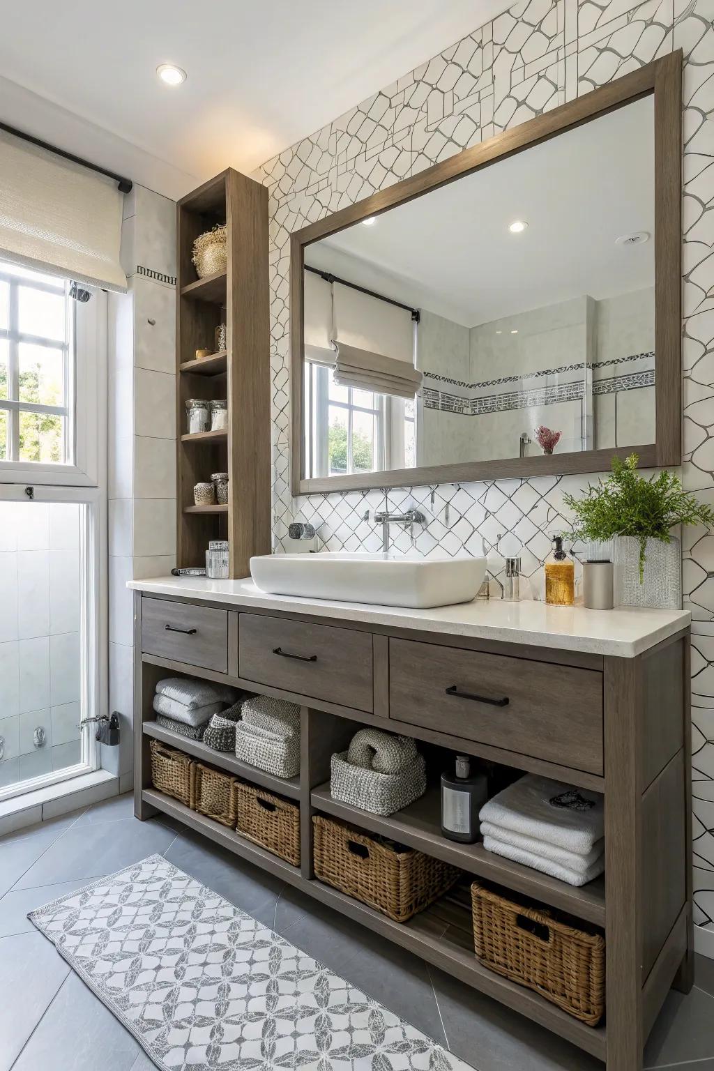 Multi-purpose pieces providing storage and style.