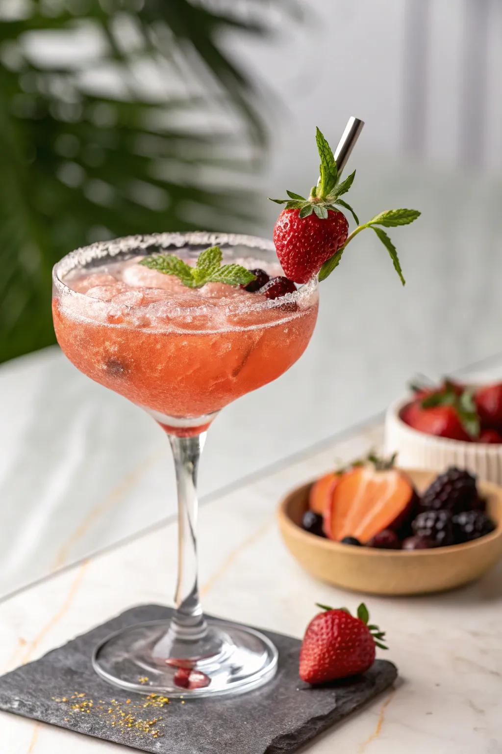 A themed concoction that incorporates a surge of amusement to the revelry.