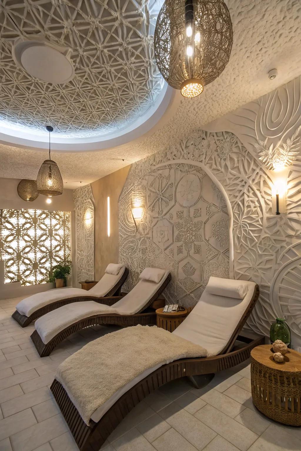 Stand out with unique and memorable spa interior.