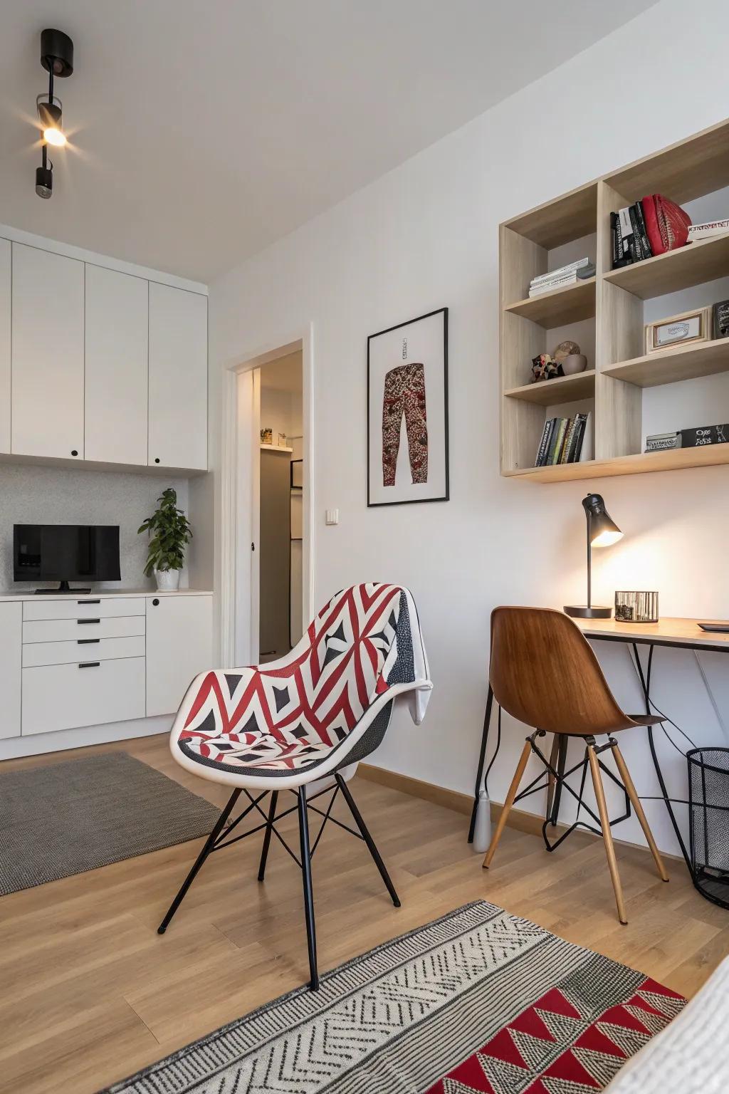 A centerpiece serves as an anchor for your studio’s aesthetic and captures attention.