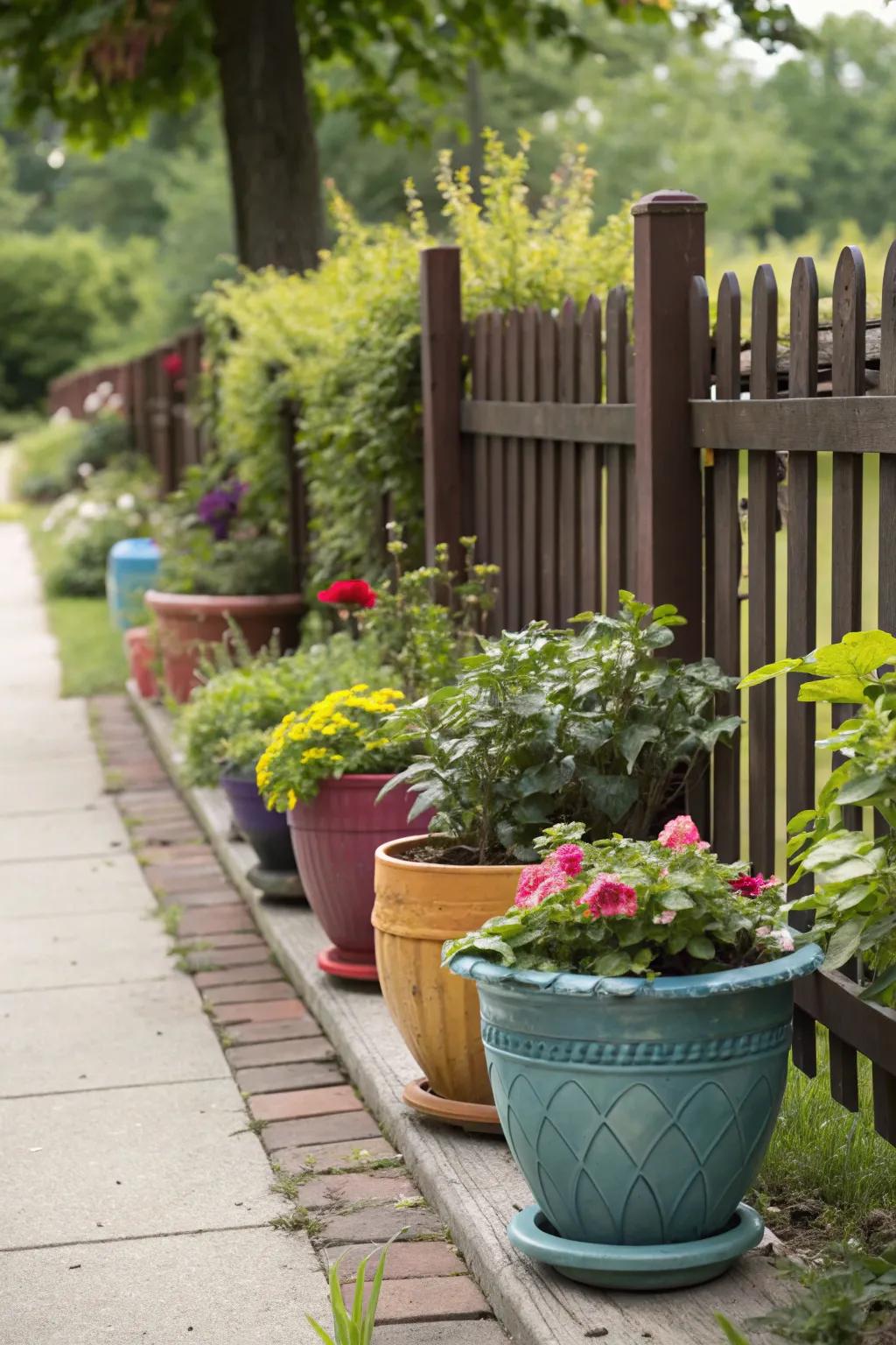 Ornamental holders add seasonal color and style.