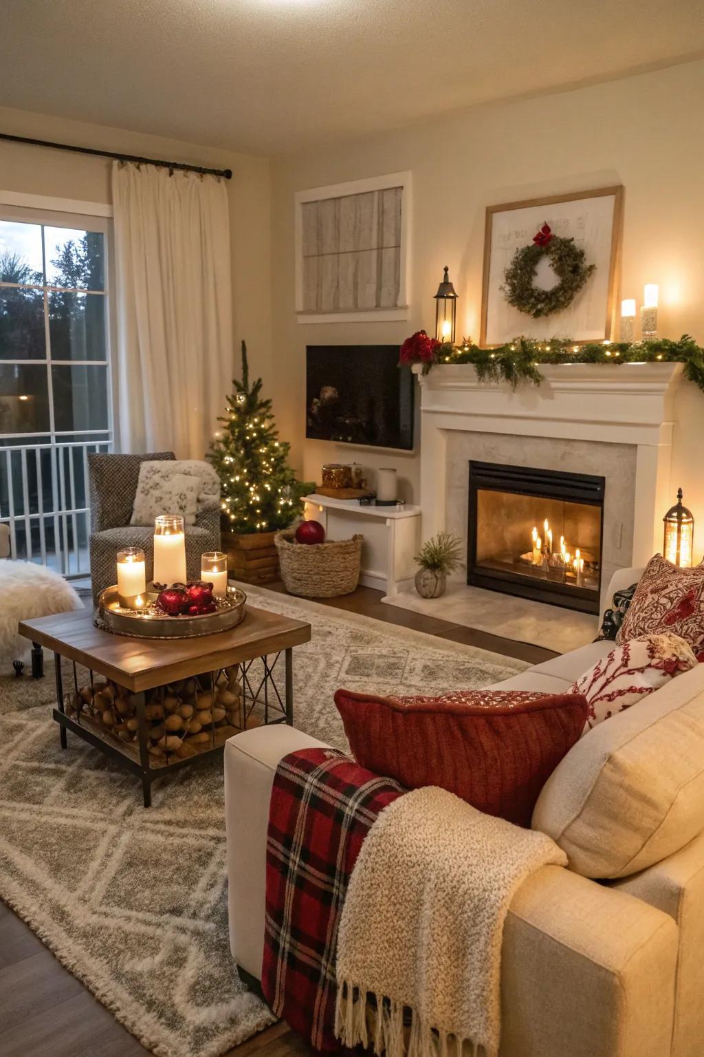 Seasonal decor introduces variety and freshness.