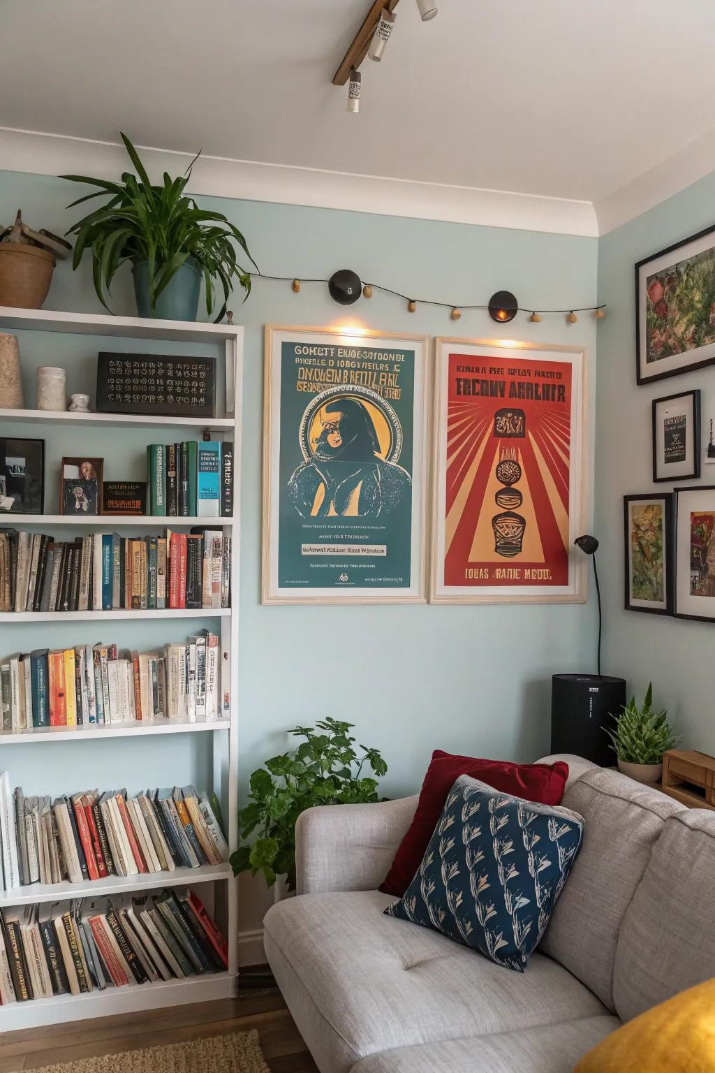 Custom posters allow you to tell your own story through decor.