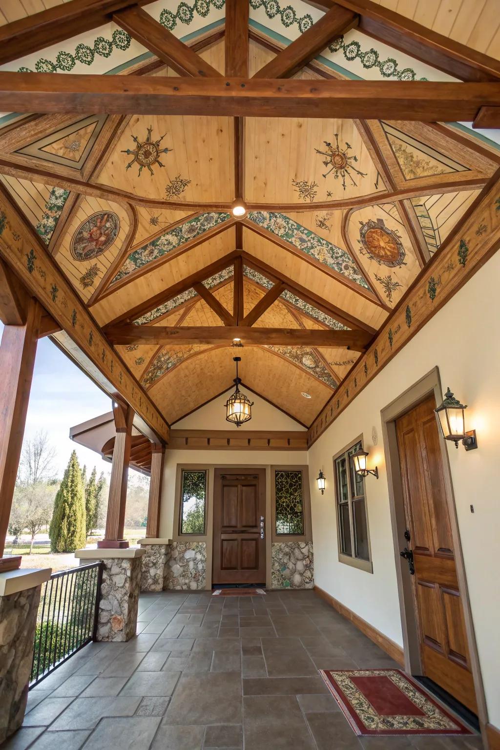 Overhead designs can impart a unique nuance to your abode.