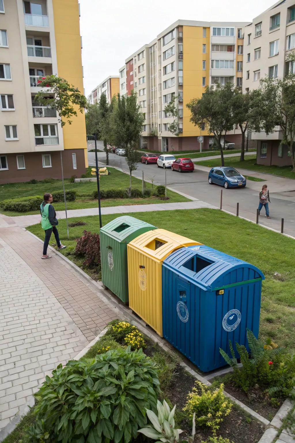 Adaptable enclosures offer customizable solutions for trash receptacles.