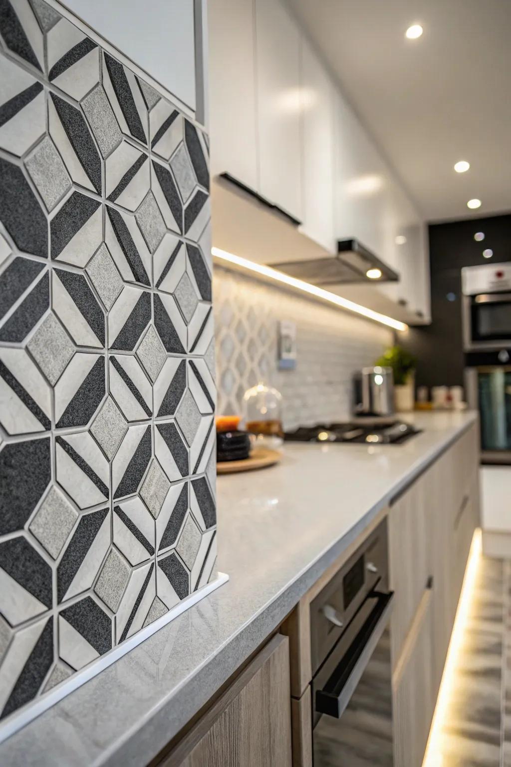 Standout backsplash designs add personality.