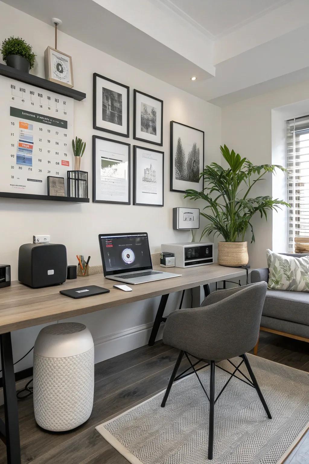 A smart home acts as your personal assistant, managing daily tasks.