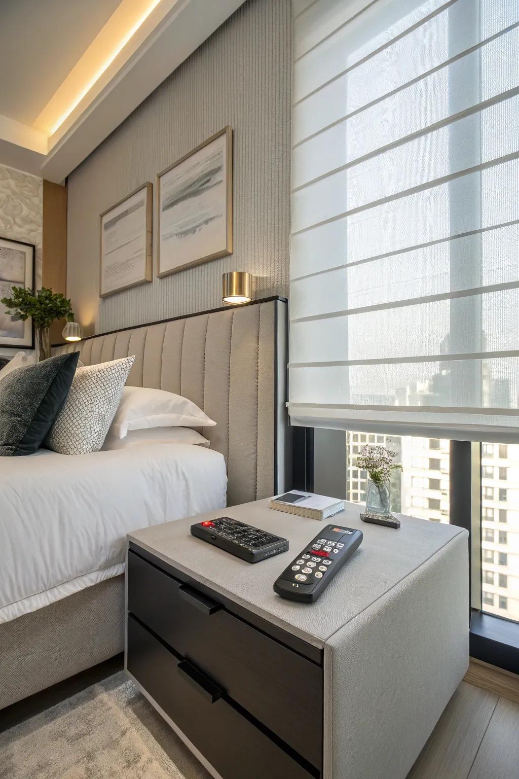 Automated screens promoting effortless operation