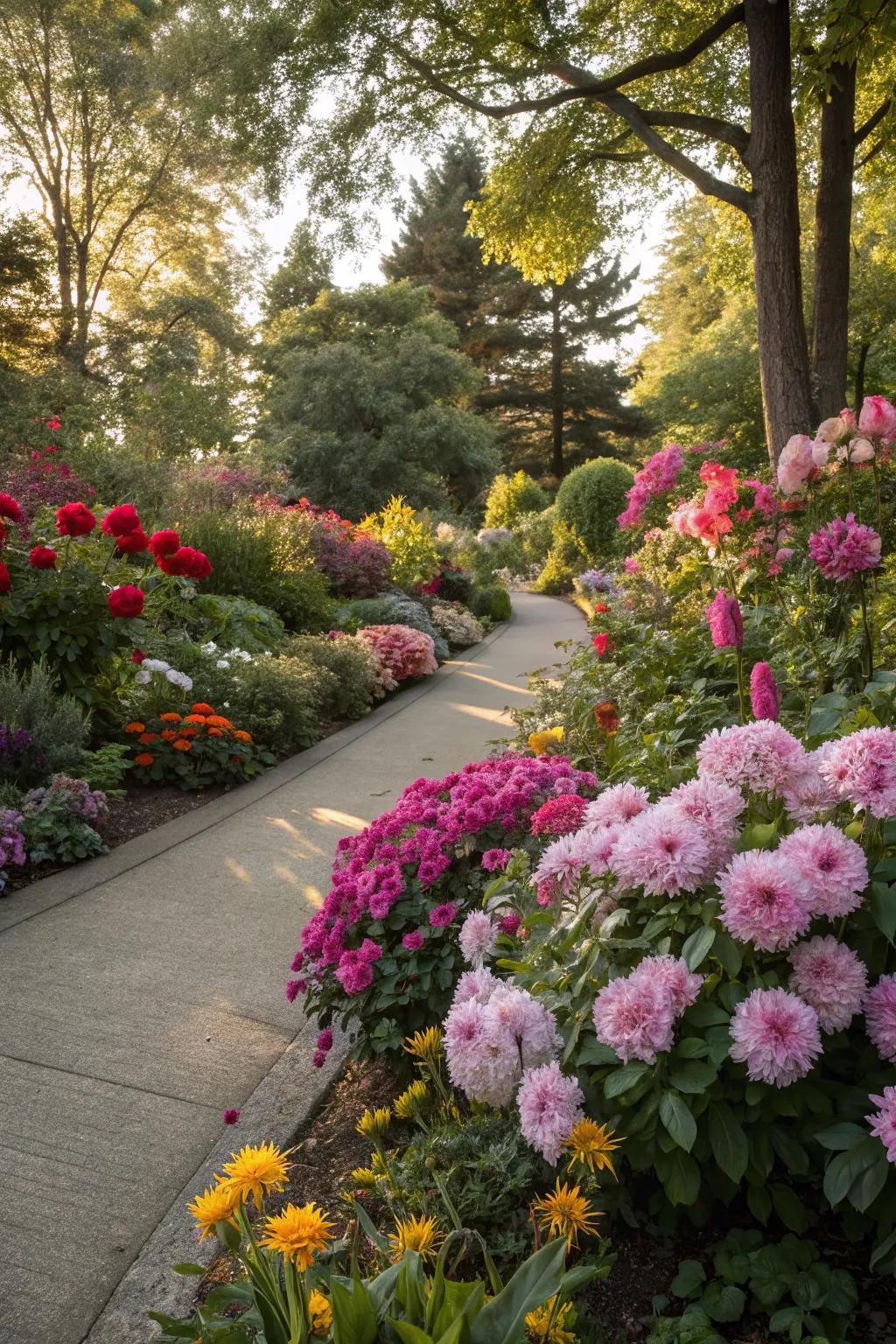 Your garden will remain vibrant all year long thanks to seasonal flowerings.