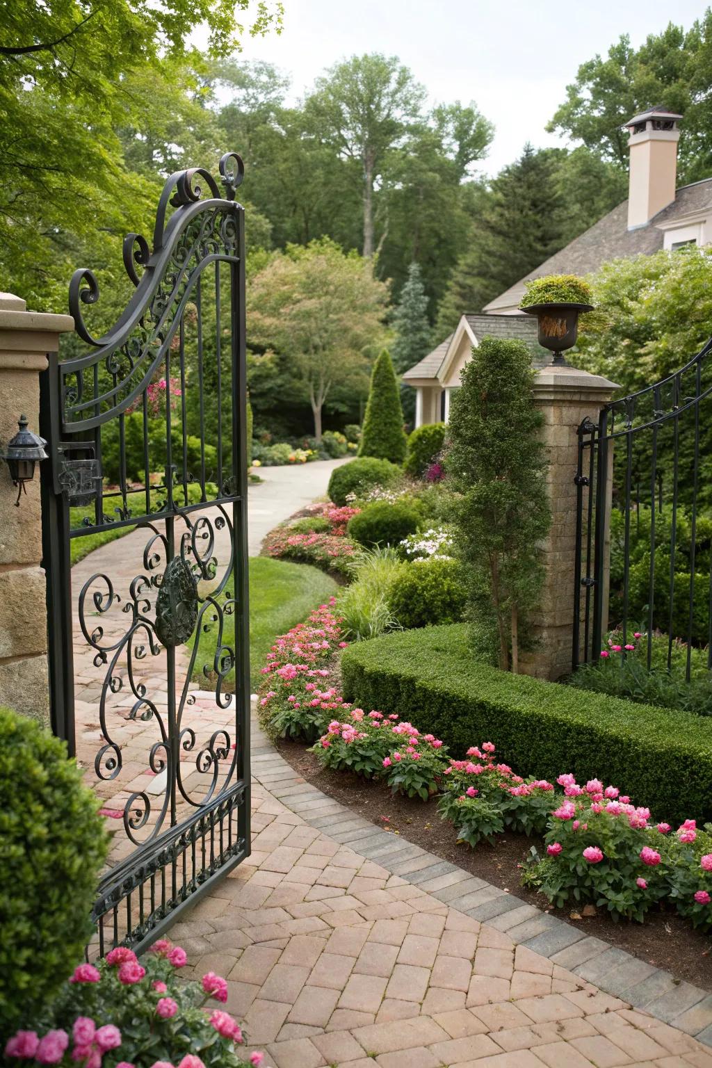 Seamless integration enhances the harmony between access and garden.