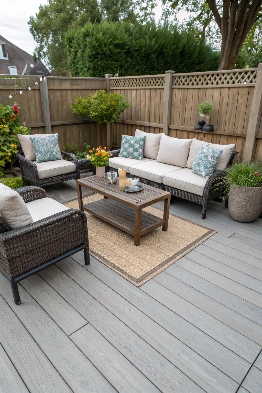 Achieve a quick makeover with laminate ground covering.