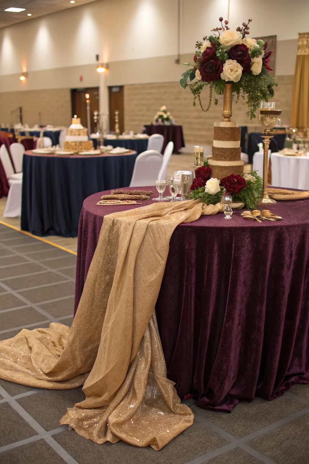 Blend and match substances for a visually enticing arrangement.