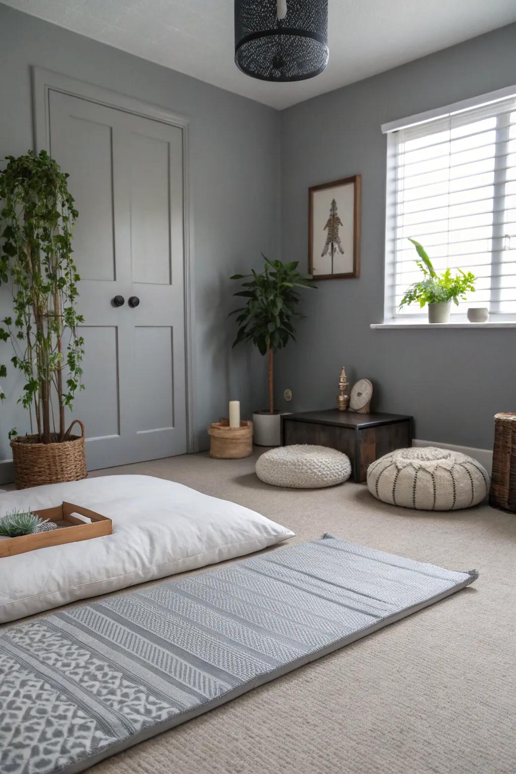 Zen creates calm mindfulness.