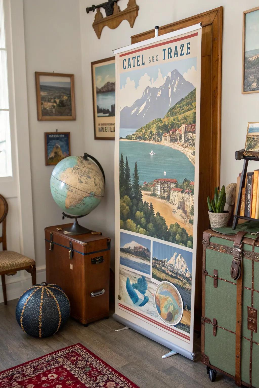 Spark a desire to see the world with a banner of travel posters.
