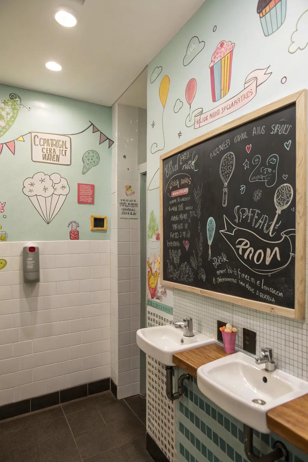 Interactive components engage and entertain patrons.