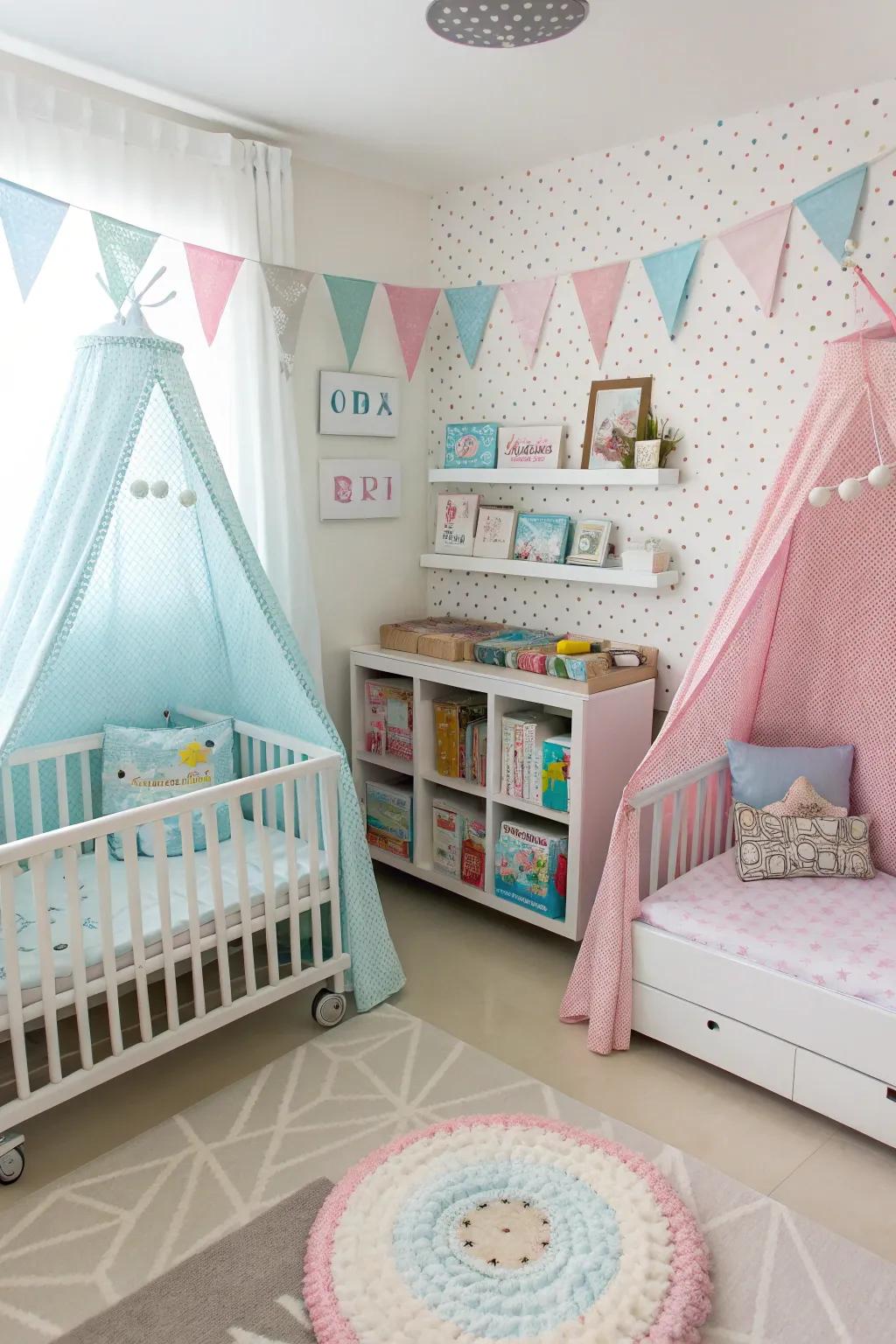 Creating specific zones fosters a feeling of uniqueness while upholding a harmonious design.