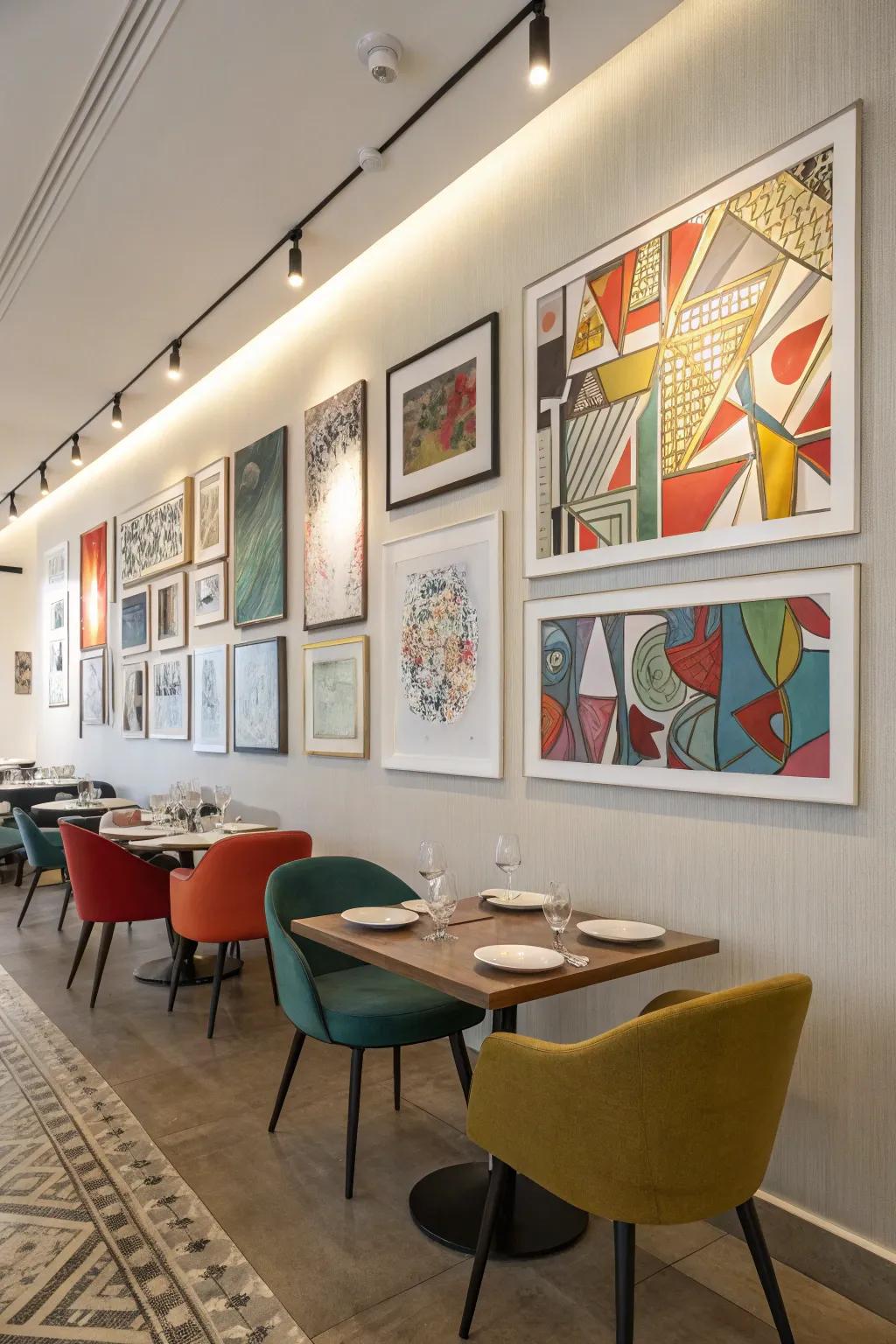A collection showcasing evocative abstract compositions