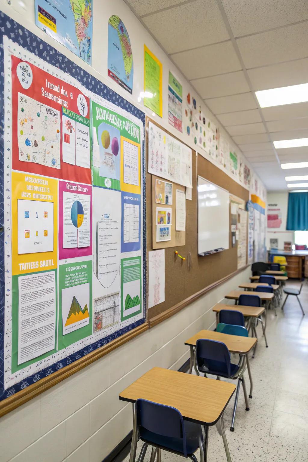 Engaging bulletin boards sparking curiosity in young learners