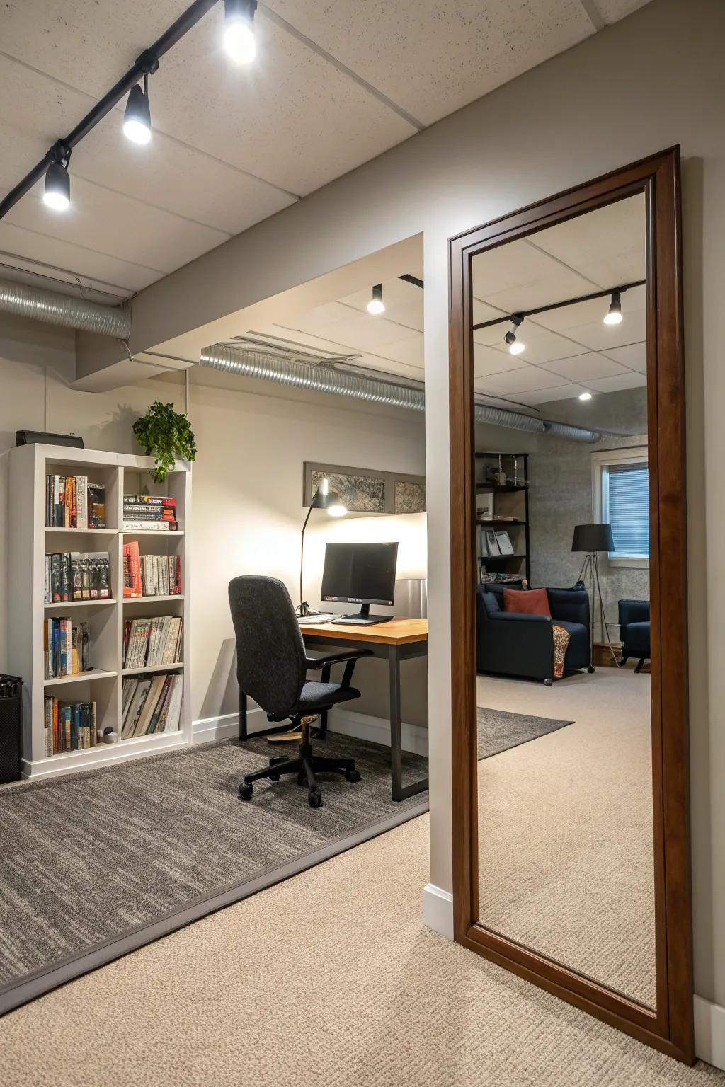 Mirrors have the ability to create the illusion of a brighter and more spacious environment in any given location.