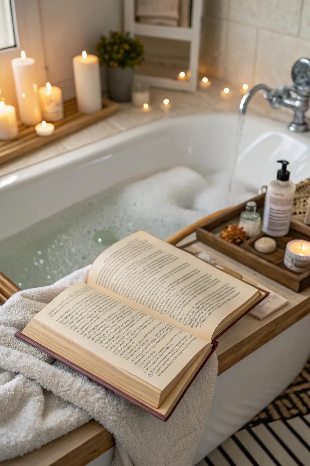 Plunge into your cherished narrative while immersing in serenity.