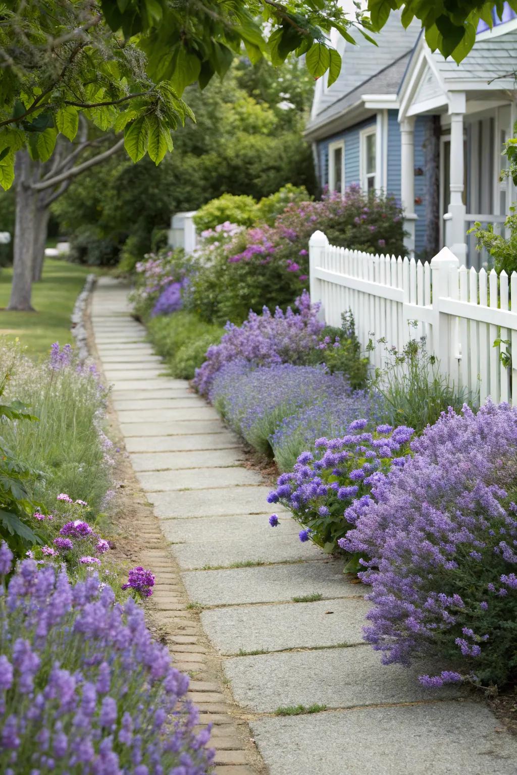 Perfume shrub enhances fragrance and refinement with minimal upkeep.