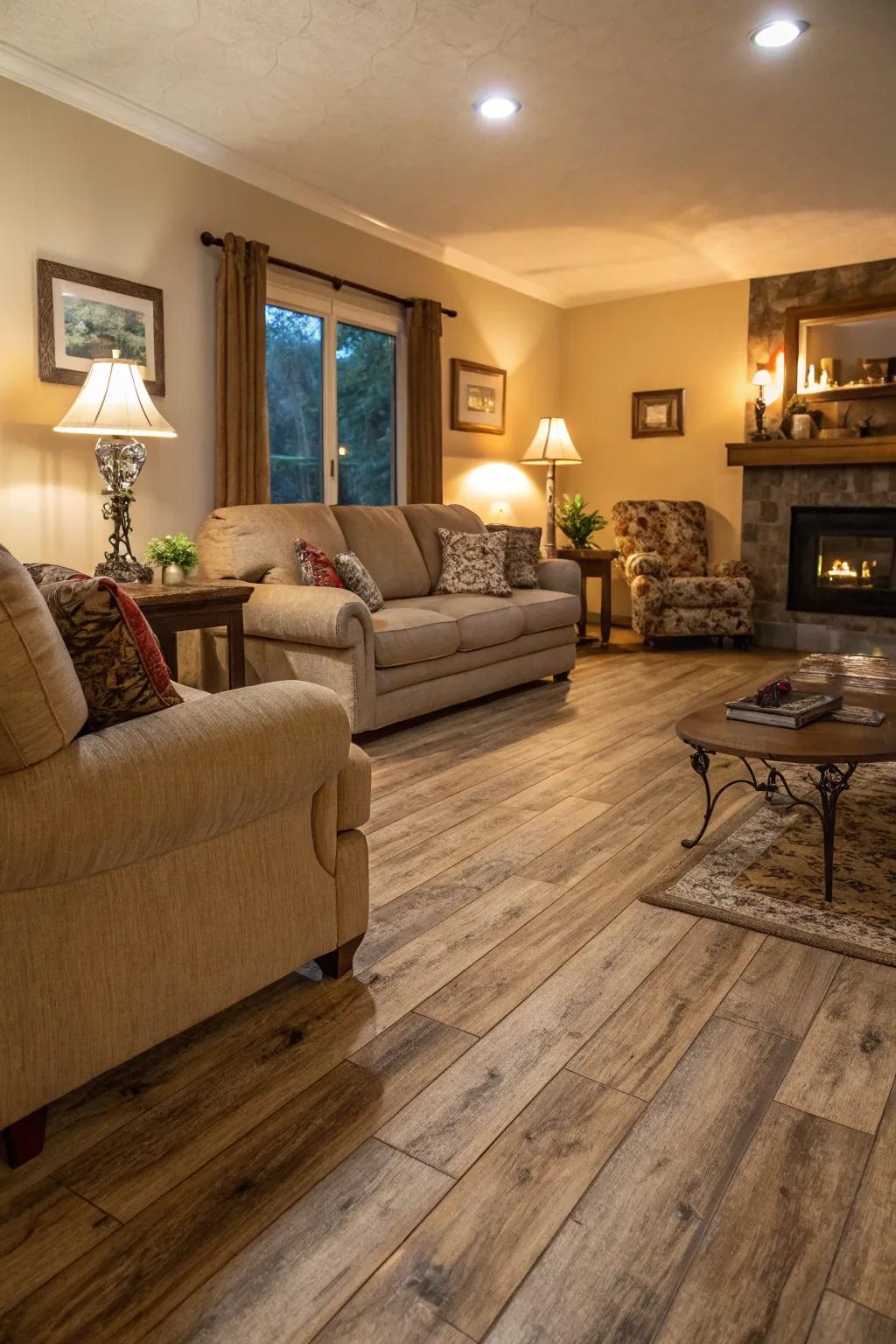 Composite floors: budget-friendly refinement for your home.