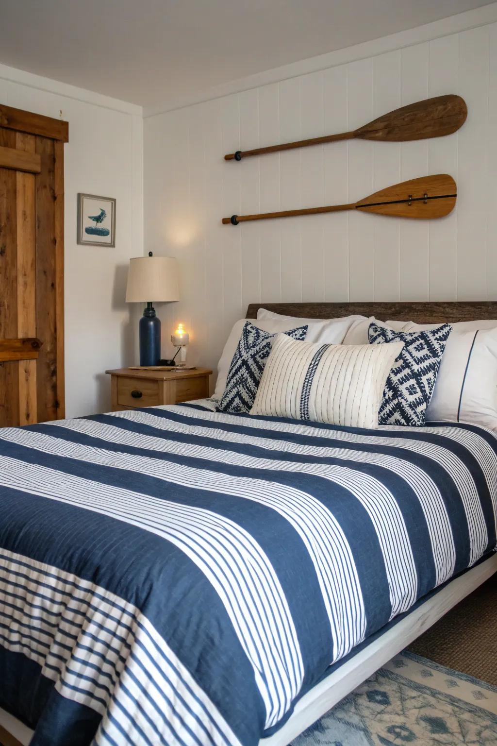 Maritime lines impart an enduring coastal charm.