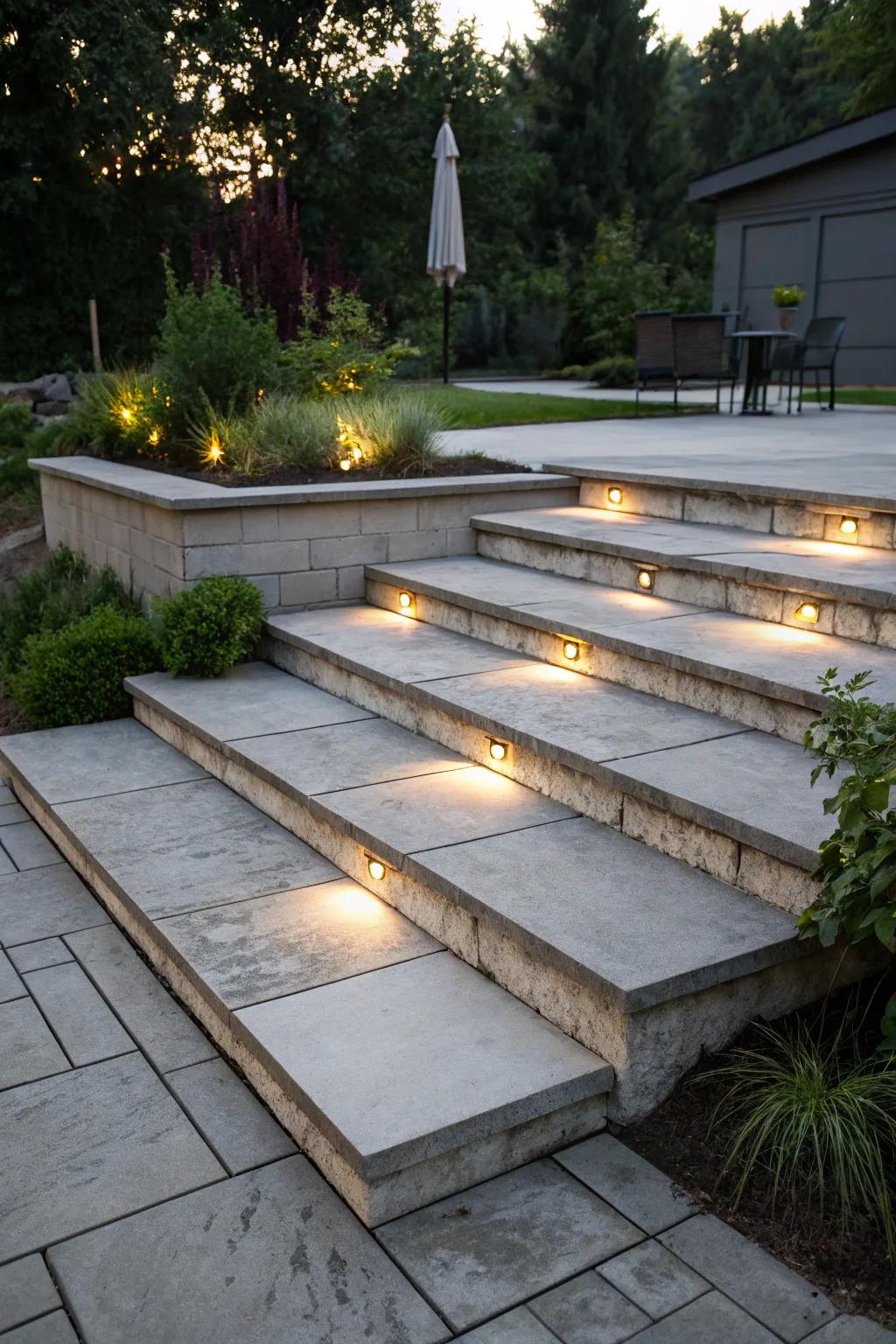 Multilevel borders enhance your outdoor area with added depth and visual interest.