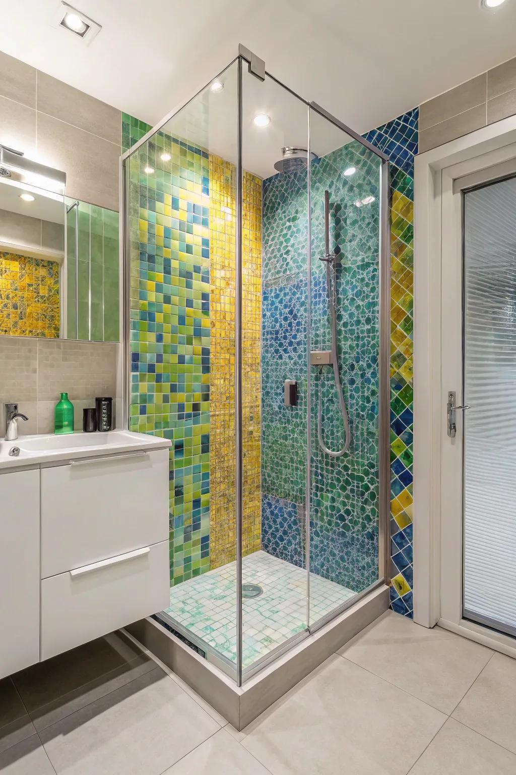 Unleash your imagination through vibrant tile patterns.