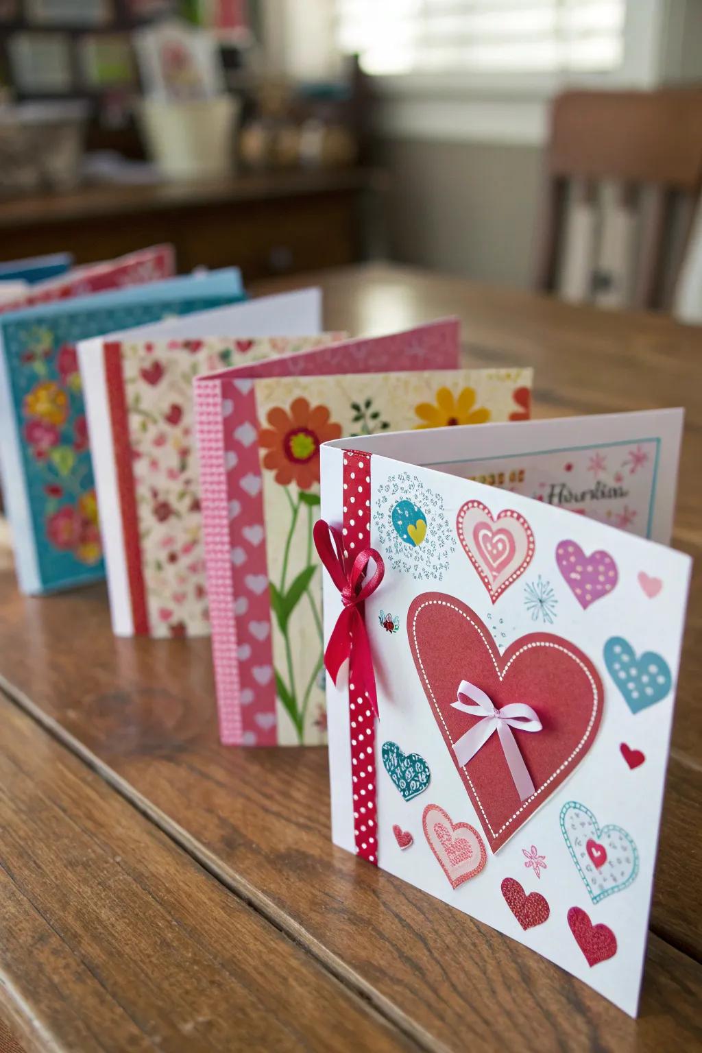 Self-composed Valentine's messages showcasing distinctive, individualized artistry.
