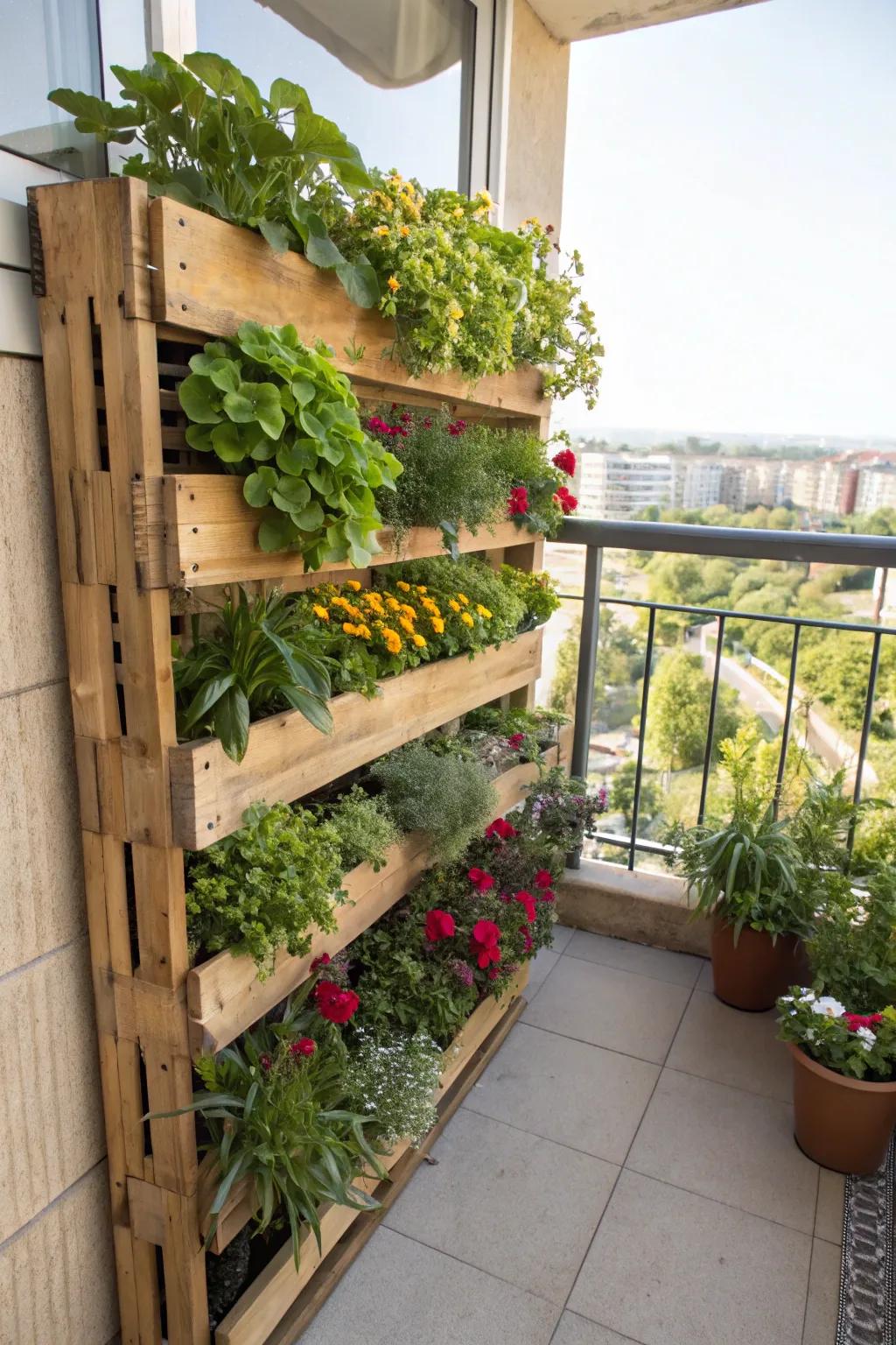 Turn skids into luxurious vertical gardens for your home.