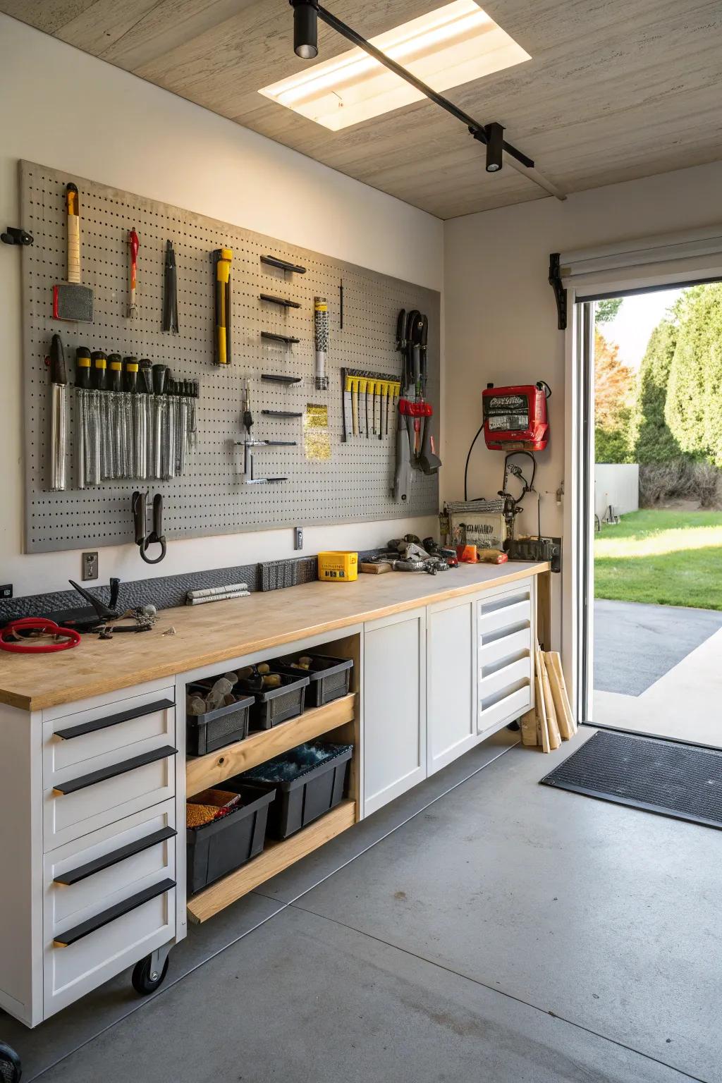 Turn your garage into a haven for DIY enthusiasts.