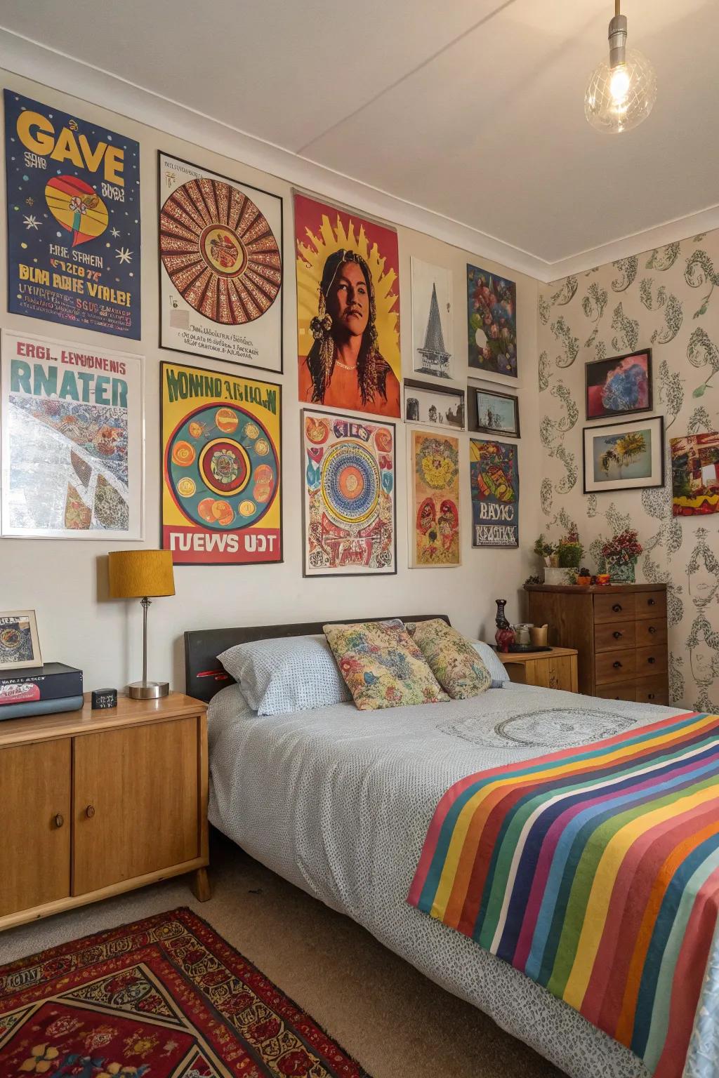Vintage posters give your space a nostalgic and unique appeal.