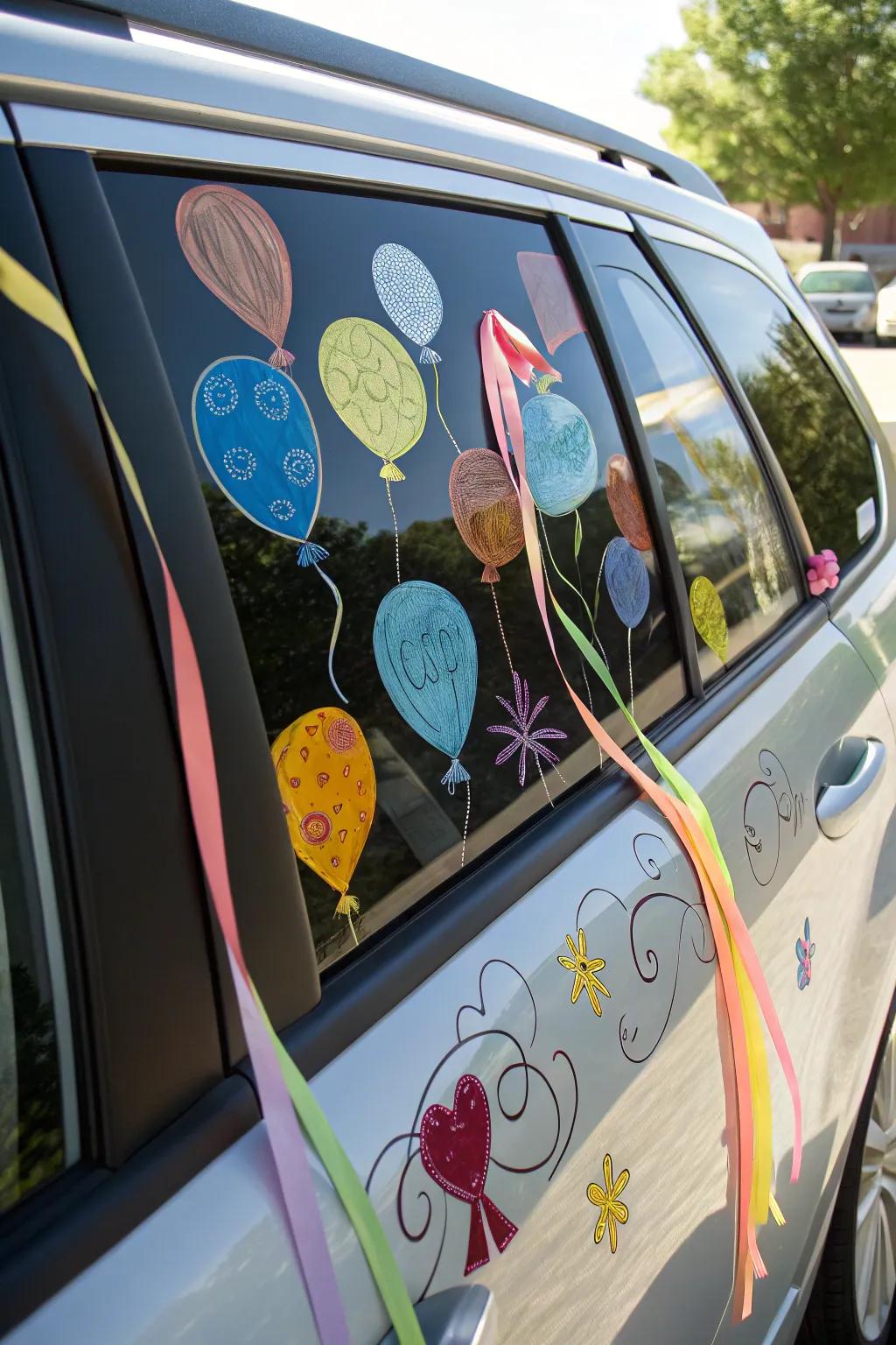 Balloon sketches infuse a feeling of fantasy and enjoyment.