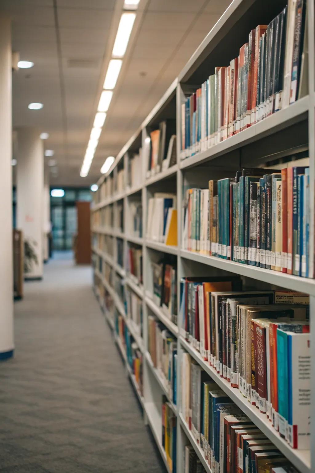 Optimize area using vertical shelving for a structured homeschool atmosphere.