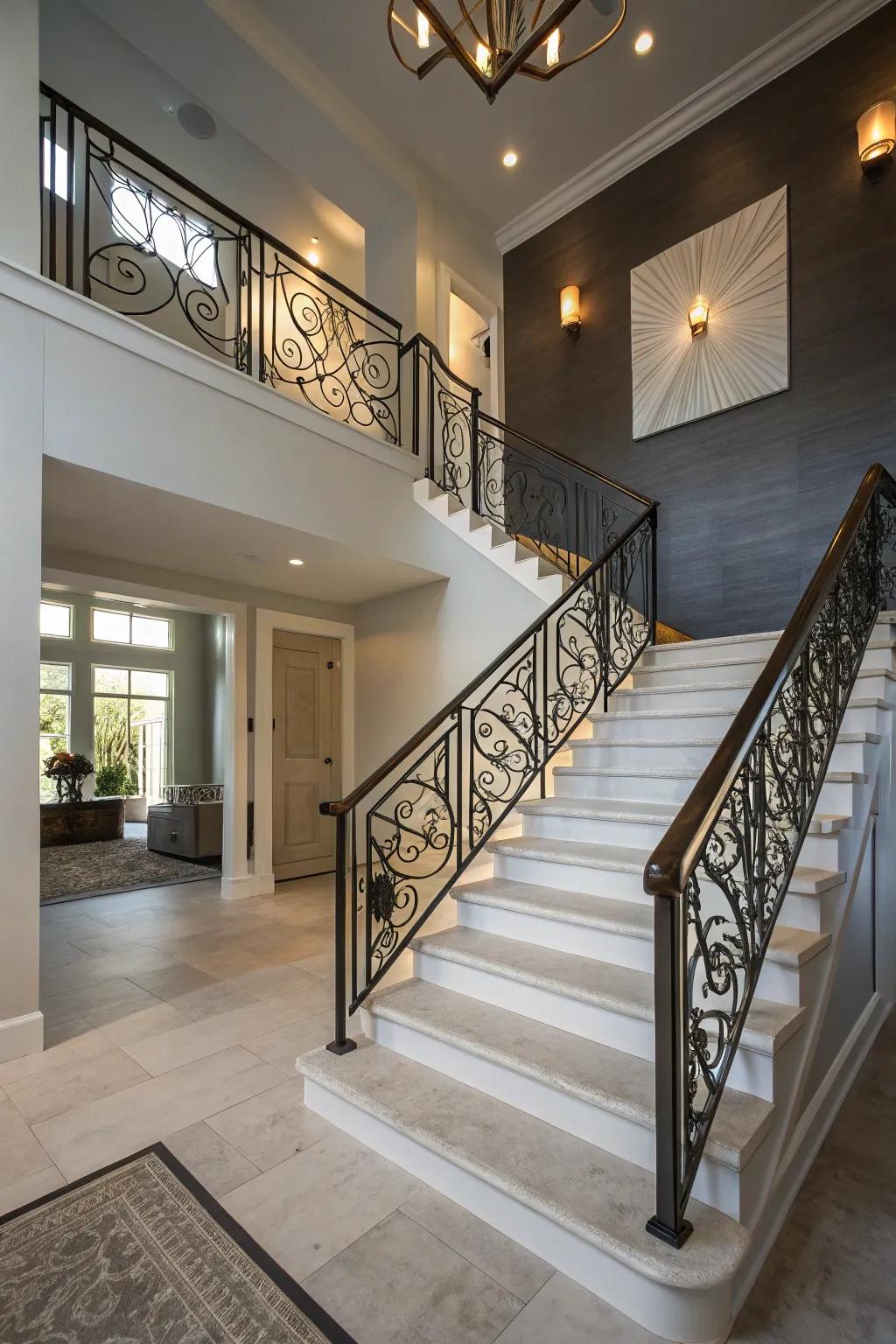 Revolutionize your staircase into a declaration piece within your split-level dwelling.