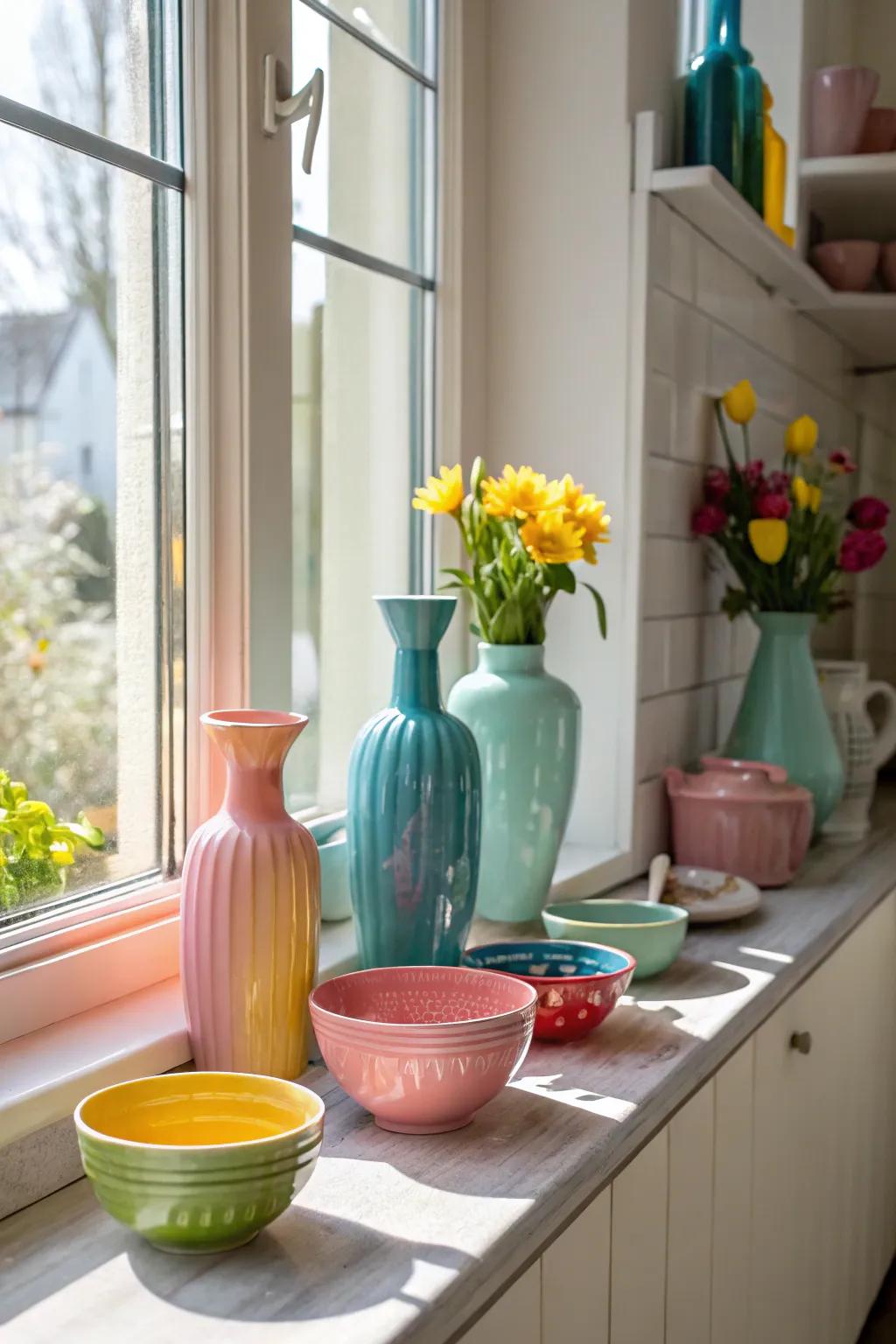 Ceramics provide persona and allure to your kitchen space.