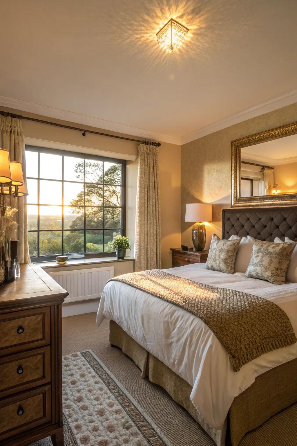 Intelligently positioned reflectors are capable of enhancing the natural light in every room.